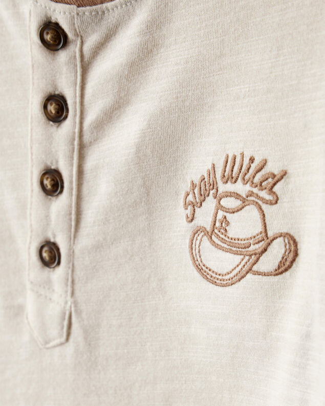 Product image 2 of Toddler Boy Stay Wild Henley Top