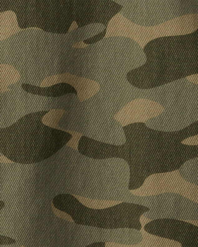 Product image 2 of Boys Camo Cotton Long-Sleeve Fashion Jacket - Green