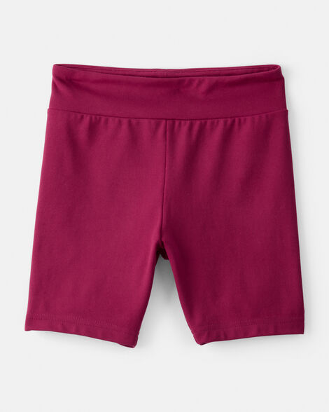 Product image 1 of Girls Knit Bike Shorts - Burgundy
