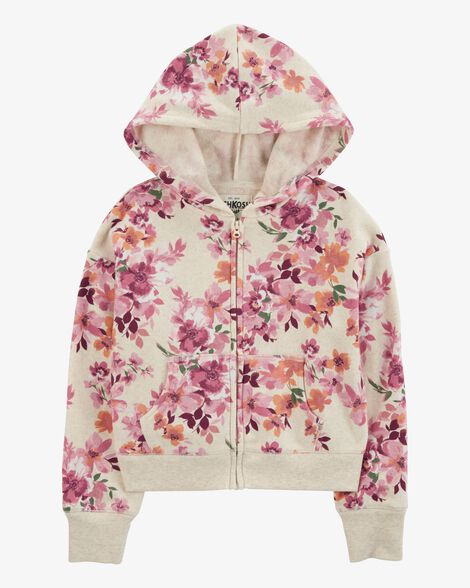  Product image 1 of Kid Floral Print Fleece Jacket 