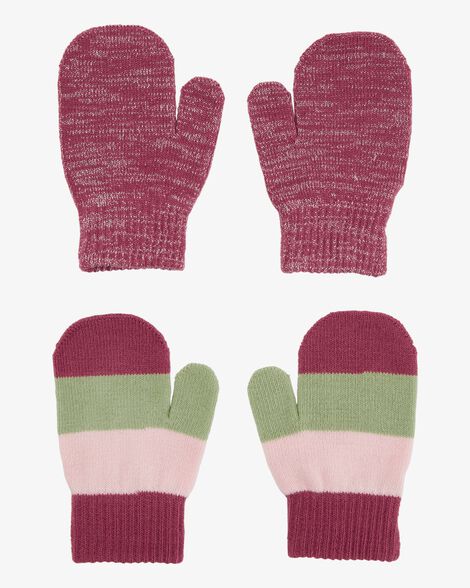  Product image 1 of Toddler 2-Pack Striped Mittens
