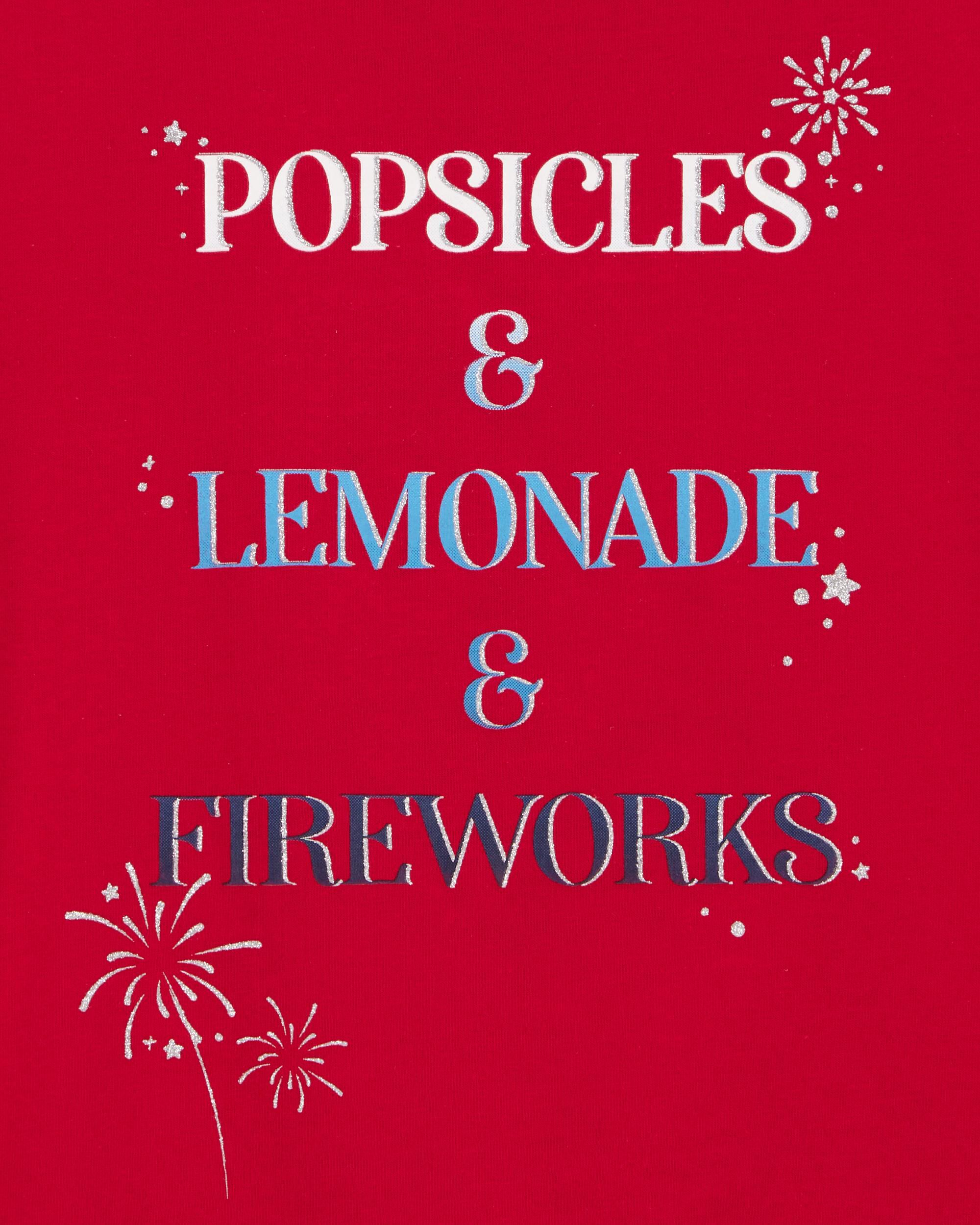 Kid Popsicles Lemonade and Fireworks Graphic Tee - OshKosh Kid Popsicles Lemonade and Fireworks Graphic Tee - OshKosh