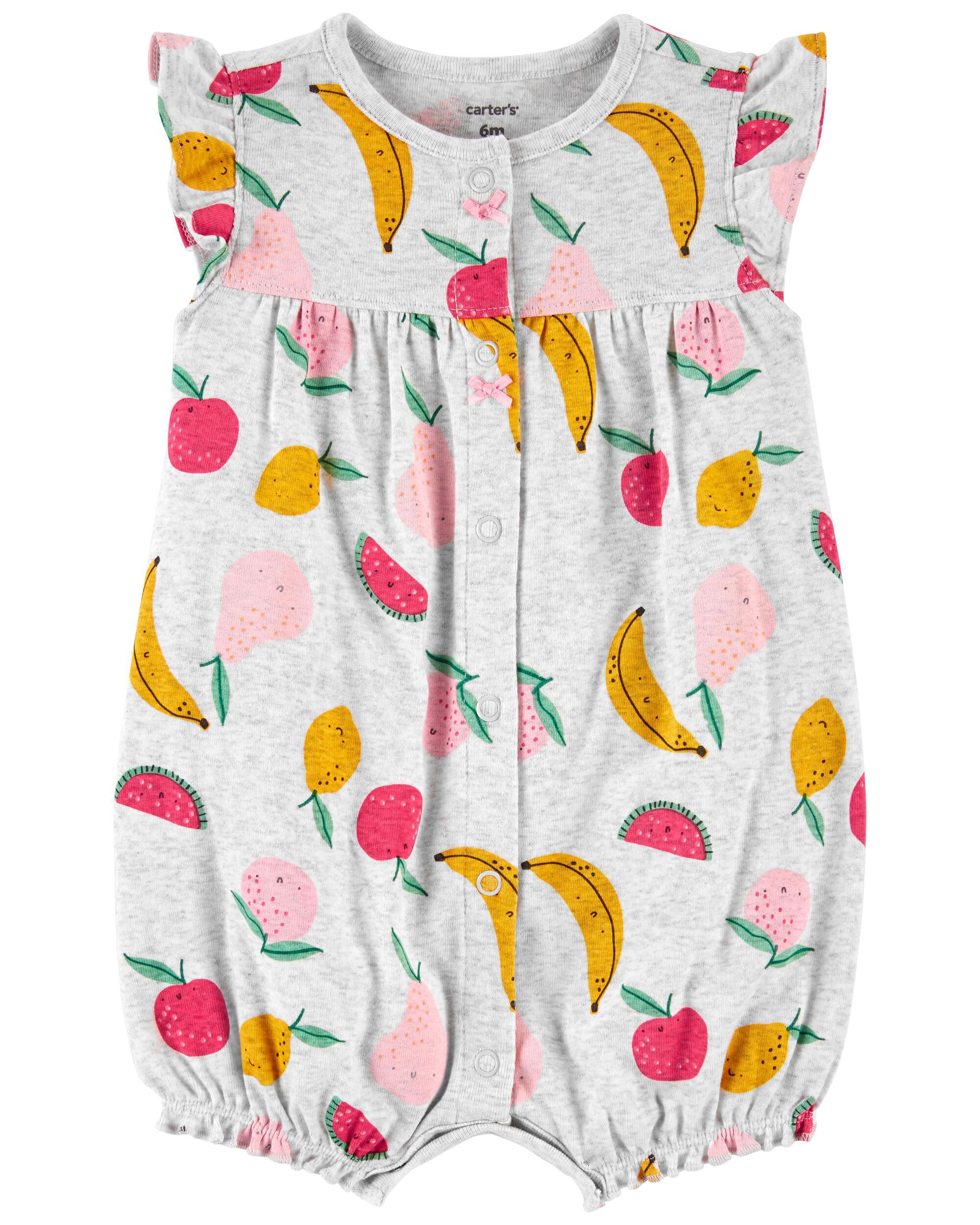 *CLEARANCE* Fruit Snap-Up Romper
