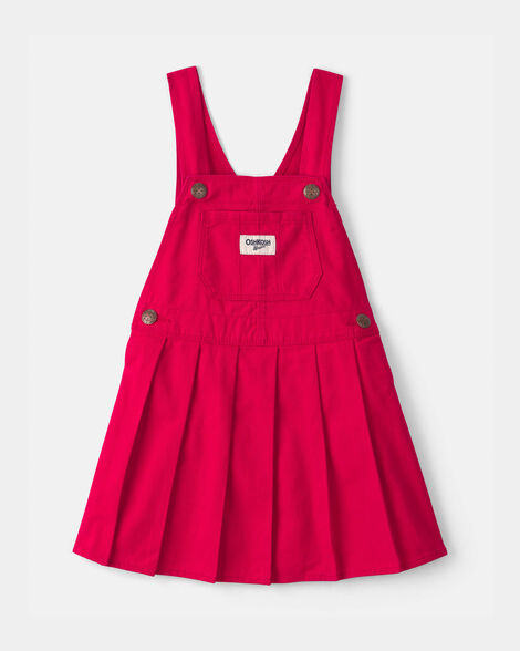 Toddler Girl Pleated Skirtall - Red