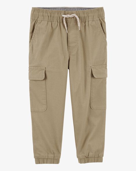 Product image 1 of Baby Canvas Drawstring Joggers