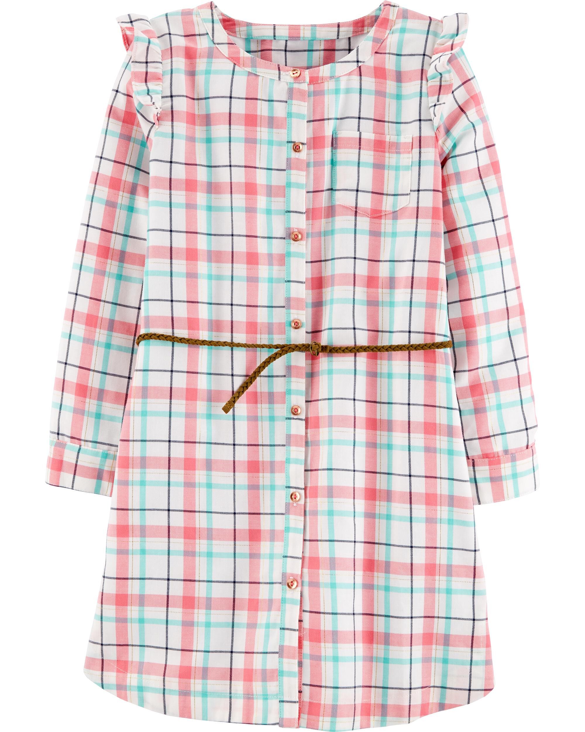 carter's plaid dress