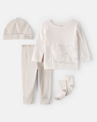 Baby 3-Piece Elephant Little Jacket Set
