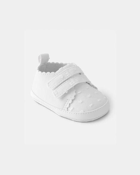 Infant White Slip On Shoes