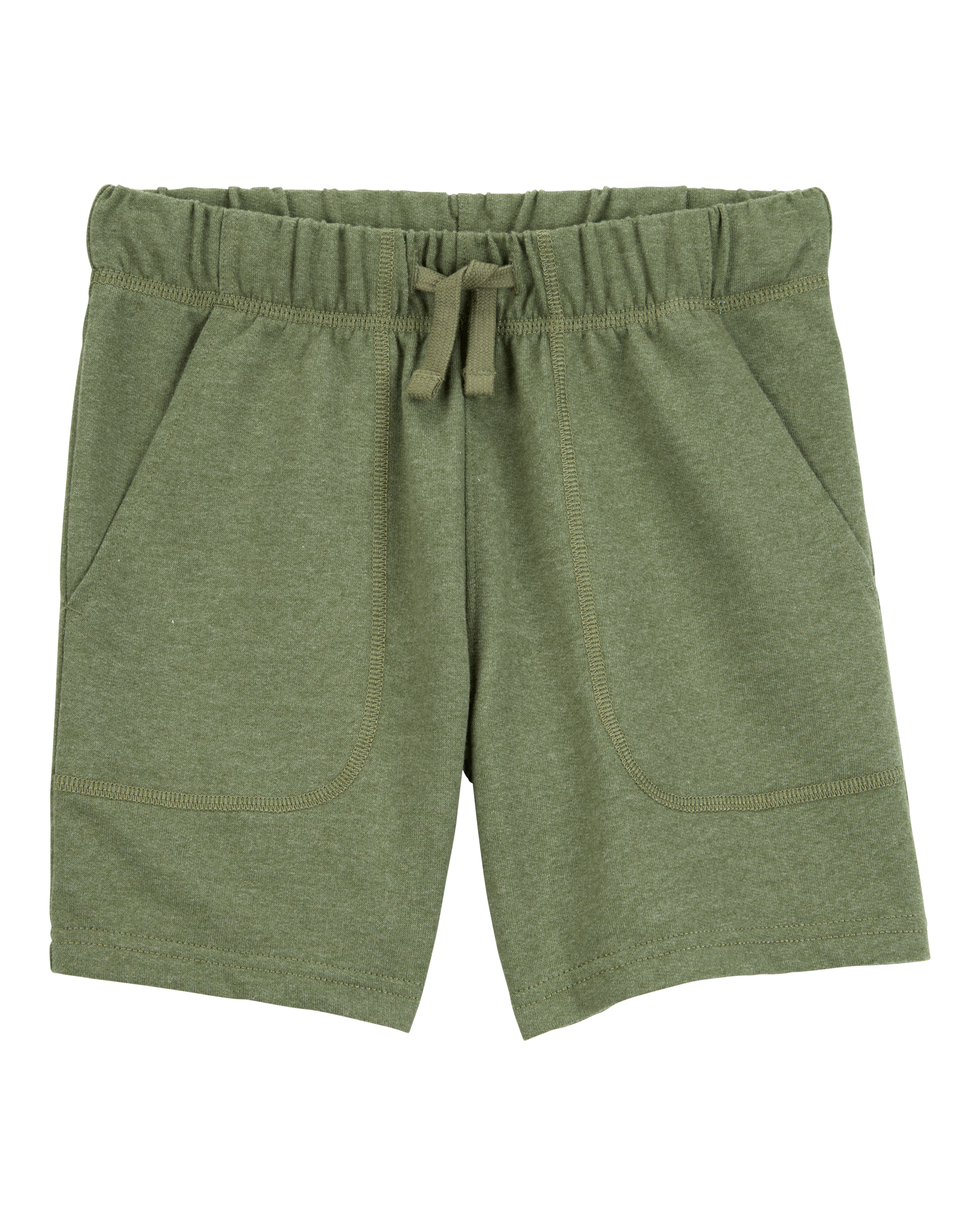 Boys Pull-On French Terry Shorts - Green
