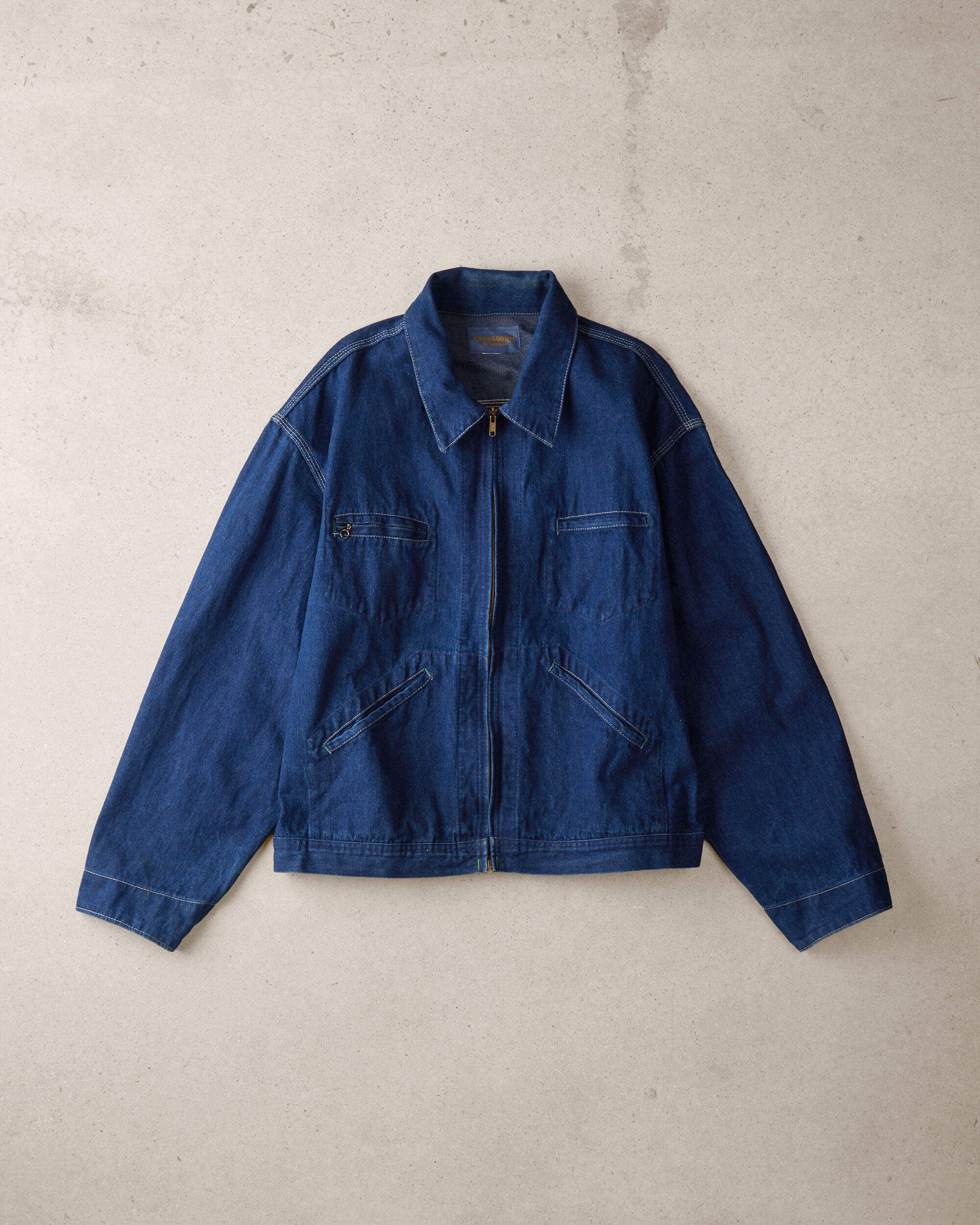 Adult Large Vintage Denim Chore Jacket from the OshKosh Archive Release, circa 1970s
