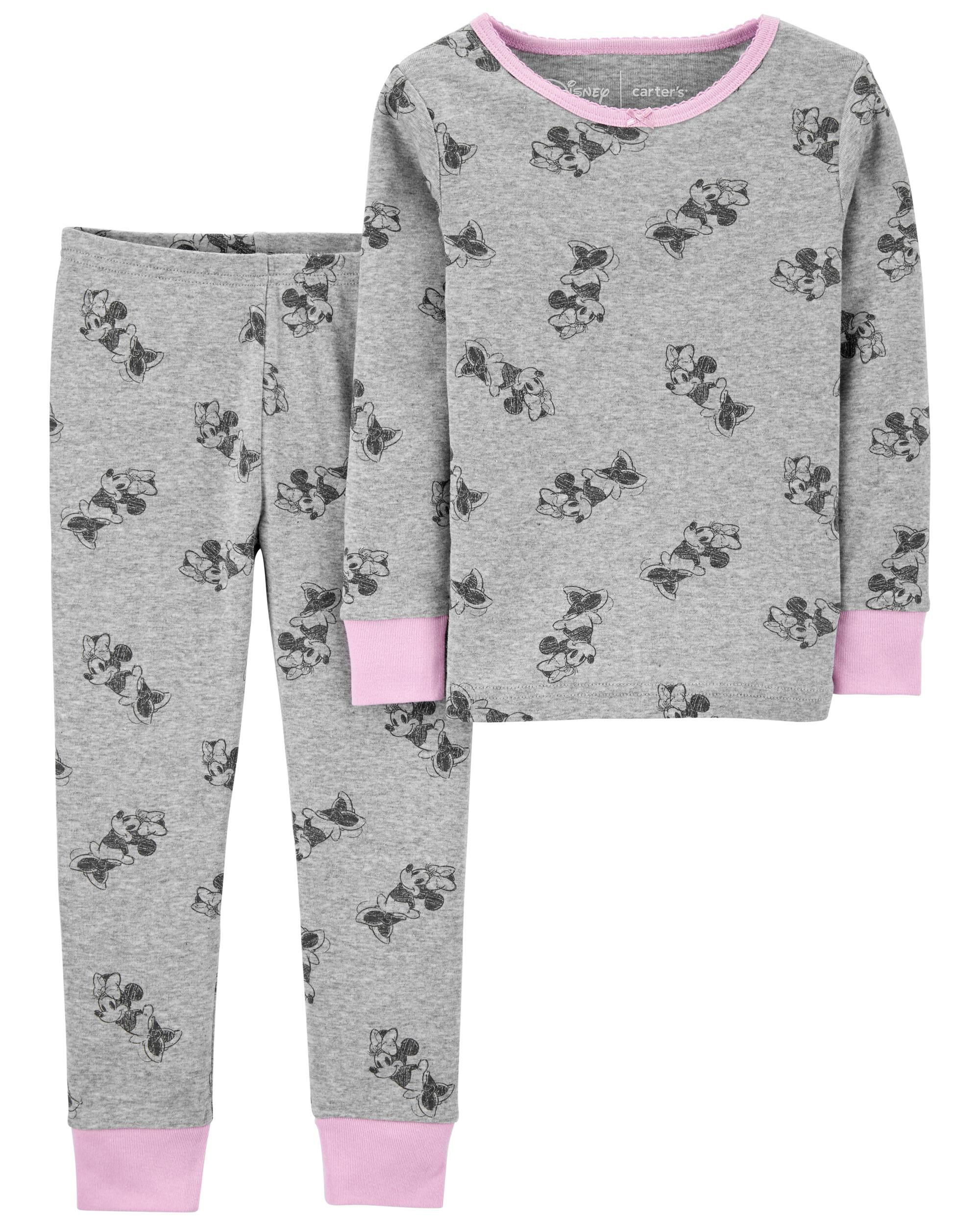 Toddler 1 Piece Minnie Mouse 100 Cotton Footie Pajamas Carter s Carter s