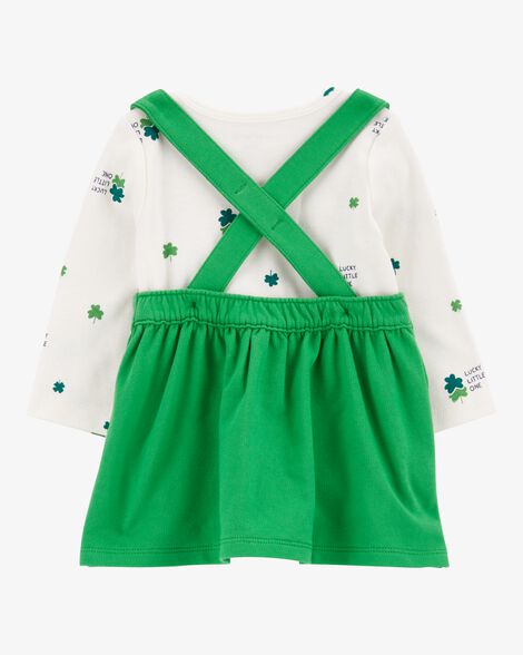  Product image 2 of Baby 3-Piece St. Patrick's Day Print Jumper Set