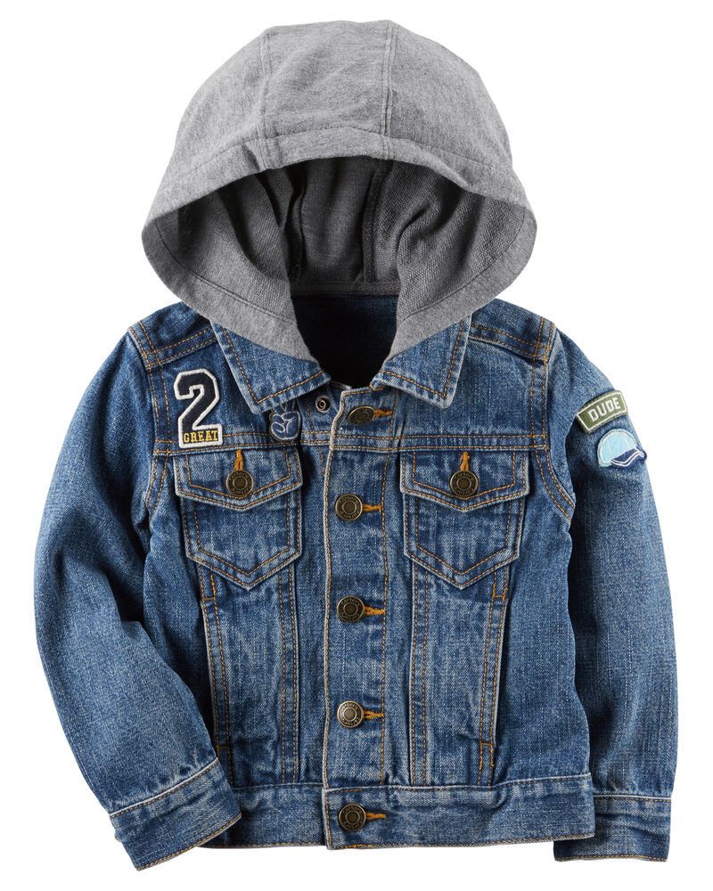 Hooded Denim Jacket Carters Com