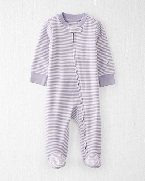  Product image 1 of Baby  Organic Cotton Striped Sleep & Play Pajamas 
