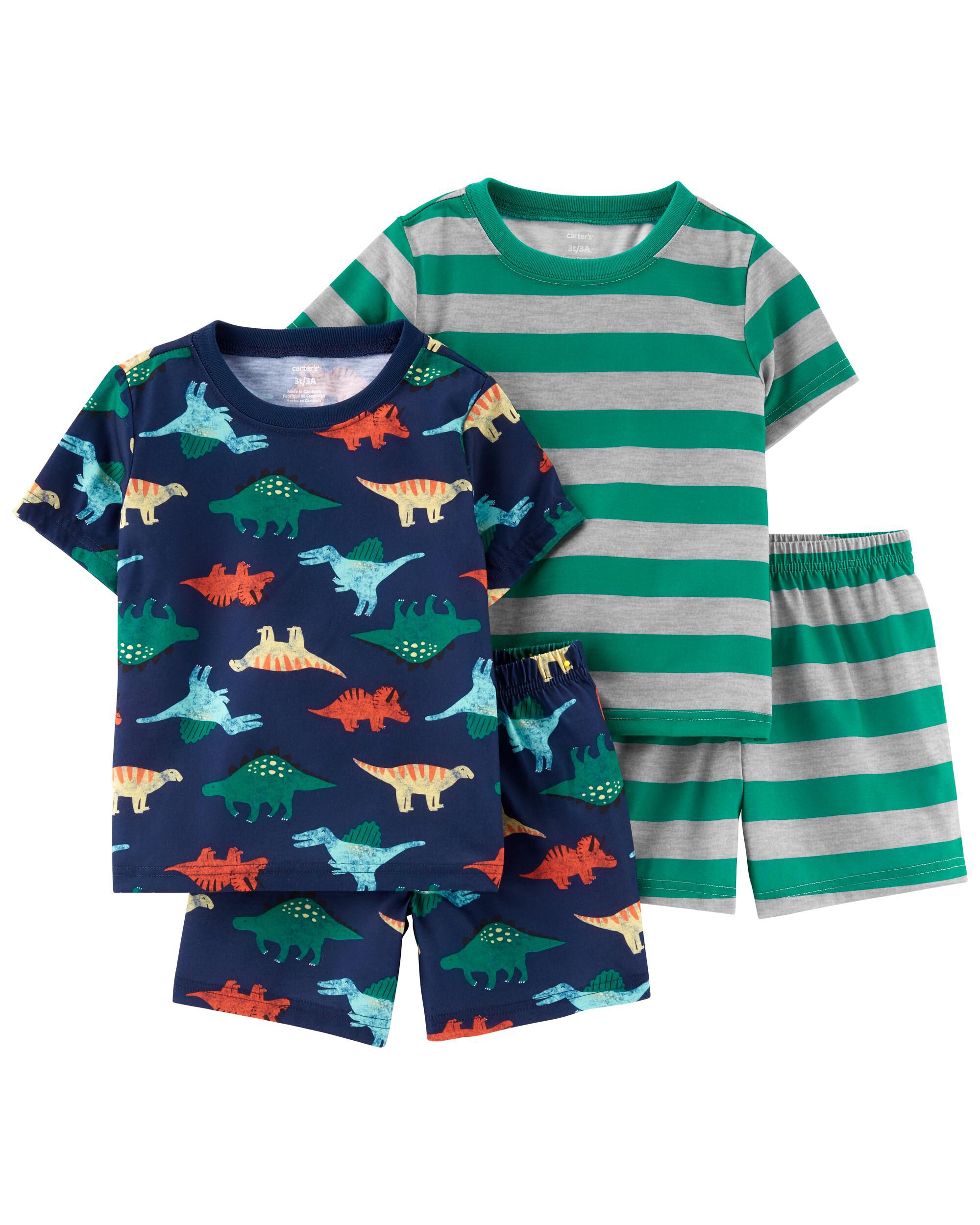 New Carter's Boys Shark Poly Pajama 3 pc Set Toddler many sizes 