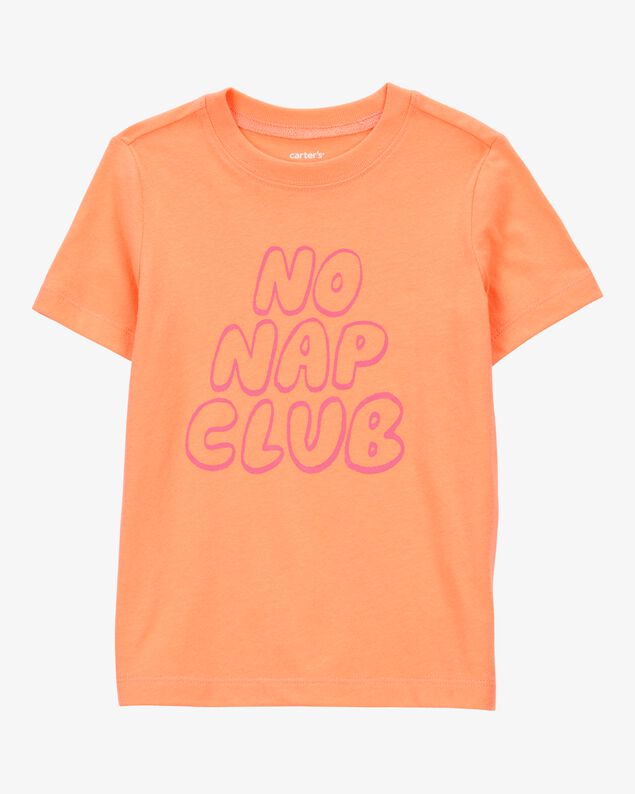 Product image 1 of Toddler Boy No Nap Club Short-Sleeve Graphic Tee - Orange