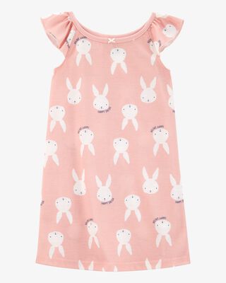 Product image 1 of Kid Bunny Print Easter Nightgown - Pink