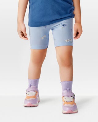 Product image 2 of Toddler Floral Bike Short - Blue
