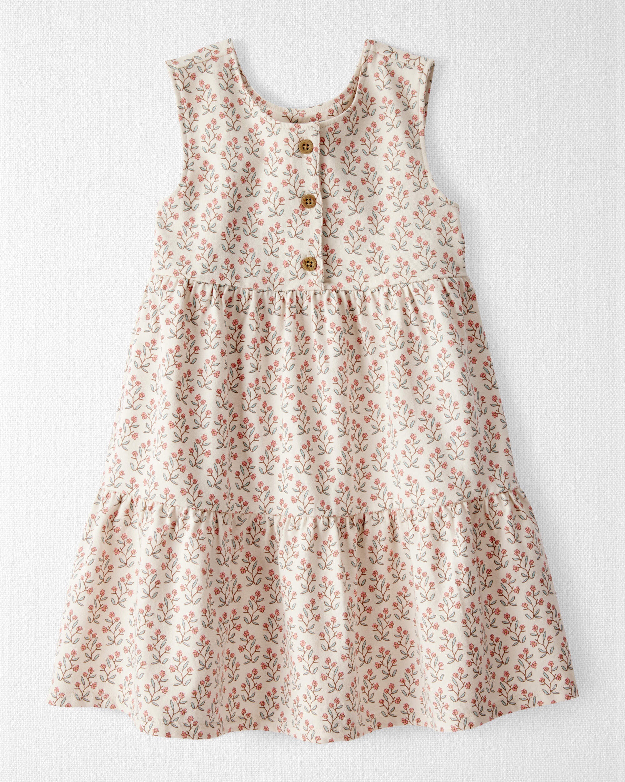 Toddler Organic Cotton Floral-Print Dress - Little Planet