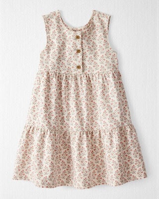 Product image 1 of Toddler Organic Cotton Floral-Print Dress