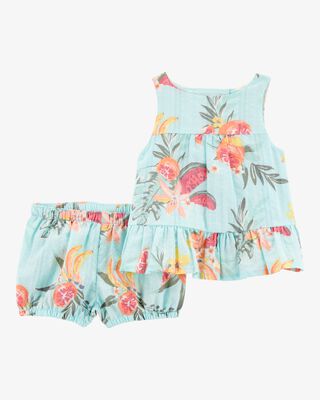 Product image 1 of Baby 2-Piece Seersucker Floral Print Set