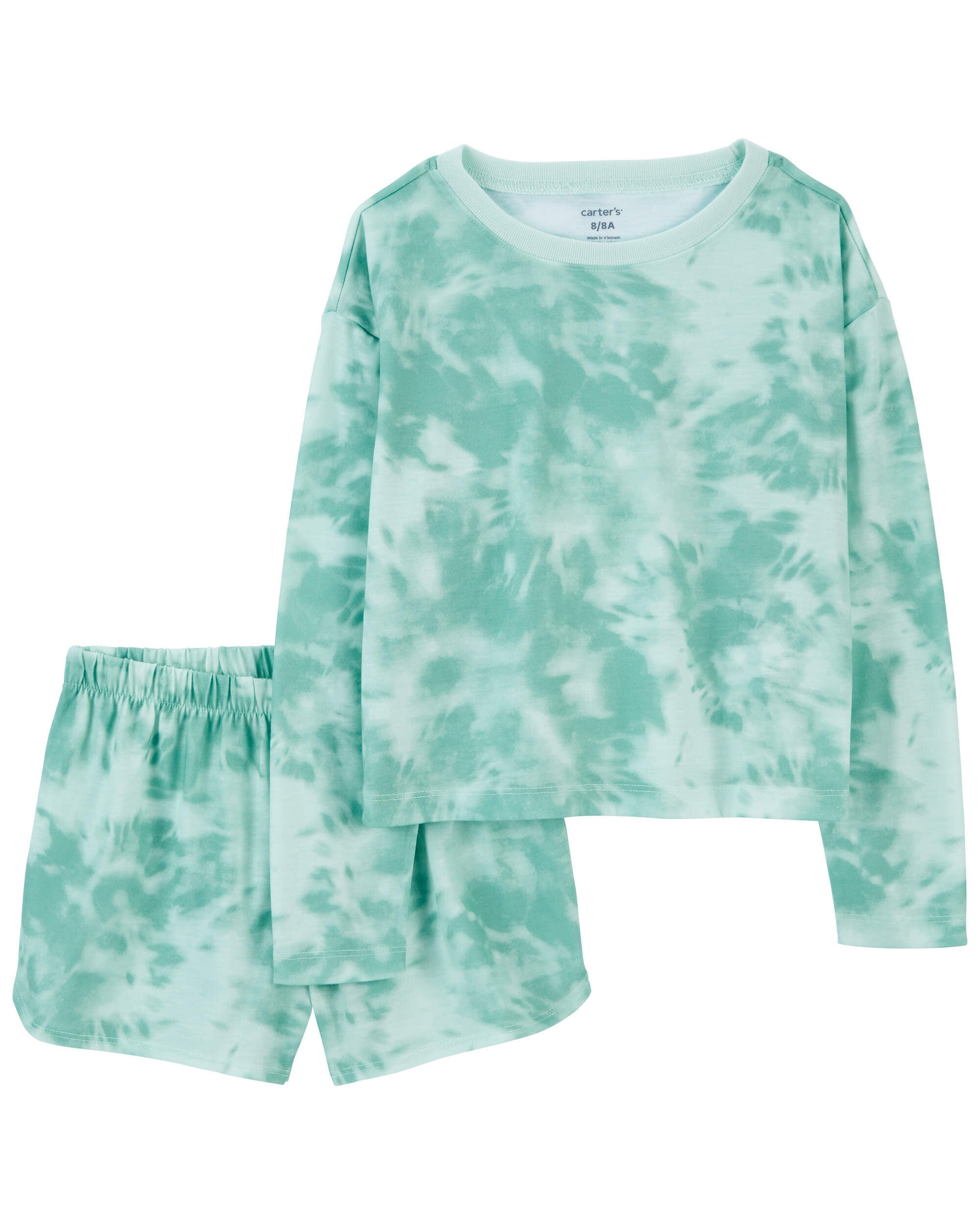 Kid 2 Piece Tie Dye French Terry Pajamas Carter s Carter s