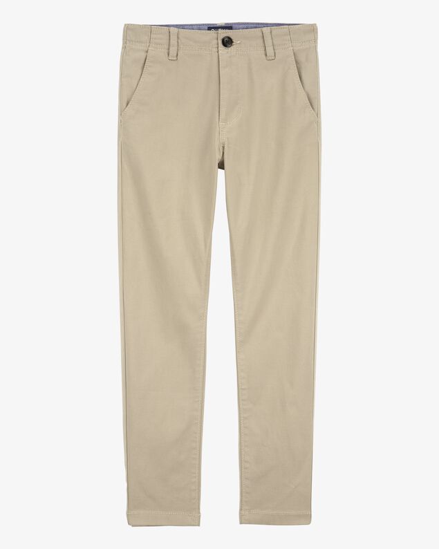 Product image 1 of Kid Slim Tapered Chino Pants - Khaki
