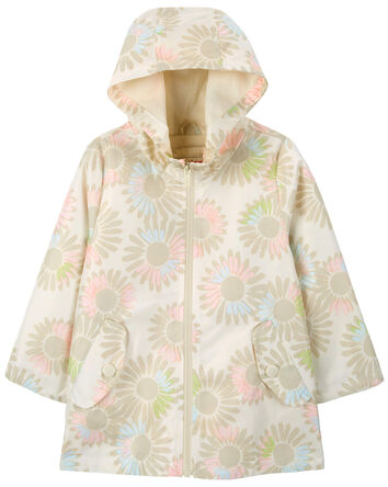 Toddler Floral Rain Jacket