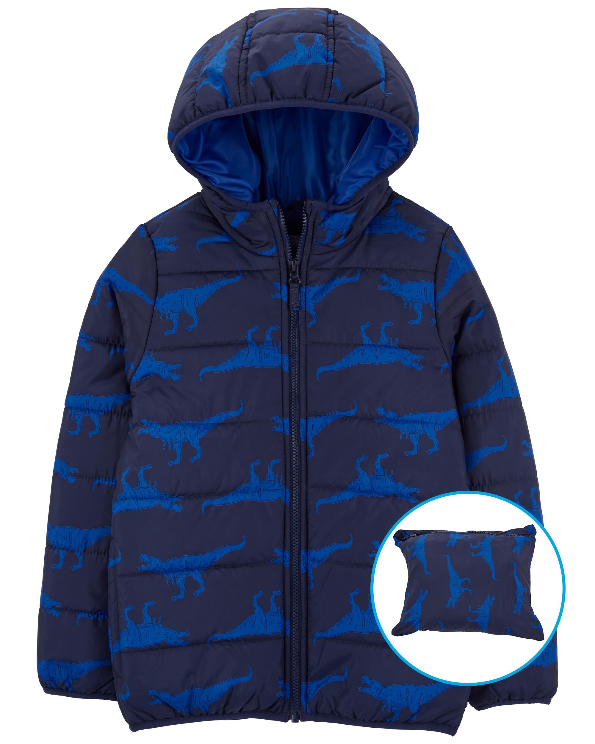 boys dinosaur coat