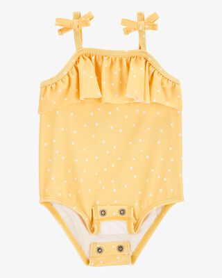Product image 2 of Baby 1-Piece Polka Dot Swimsuit - Yellow
