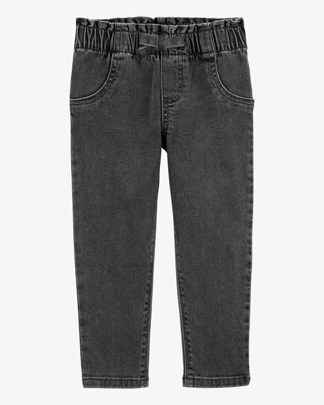  Product image 1 of Toddler Pull-On Denim Pant - Black