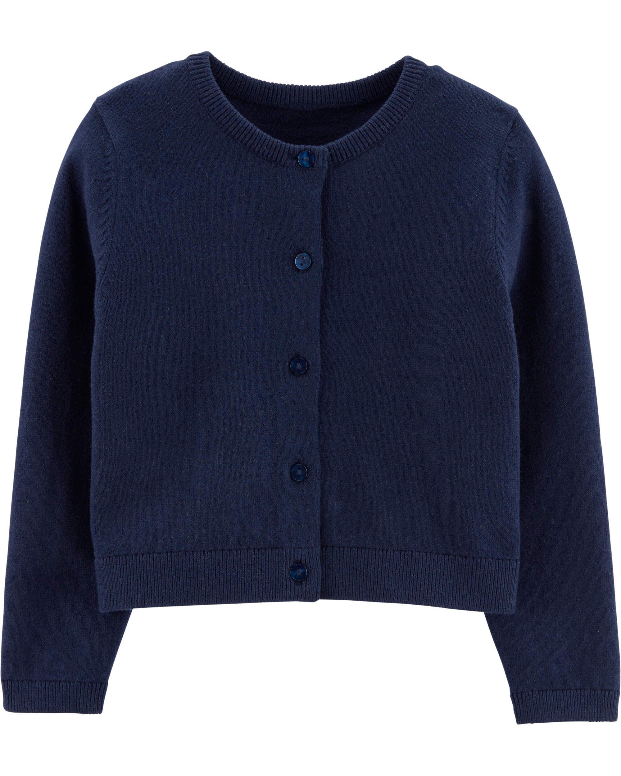 Navy blue baby girl cardigan on sale