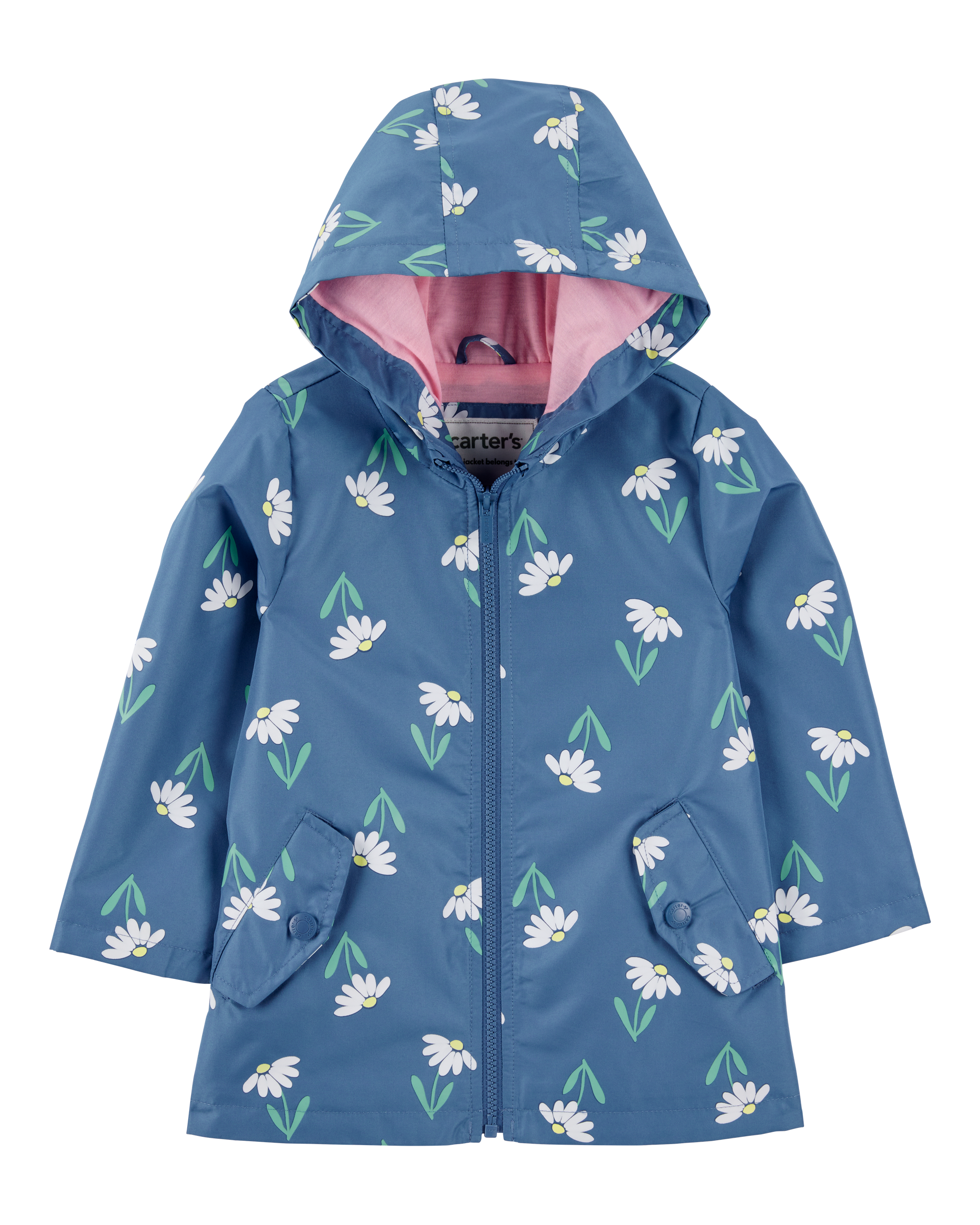 Toddler Color Changing Rain Jacket - Navy