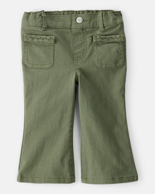 Product image 1 of Baby Girl Cotton Flare Pants - Green