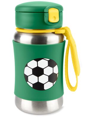 Product image 1 of Spark Style Stainless Steel Straw Bottle - Soccer