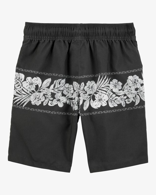 Product image 2 of Boys Tropical Swim Trunks-Black