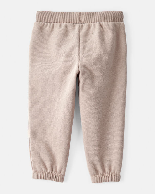 Product image 2 of Baby Girl Cotton Joggers - Brown