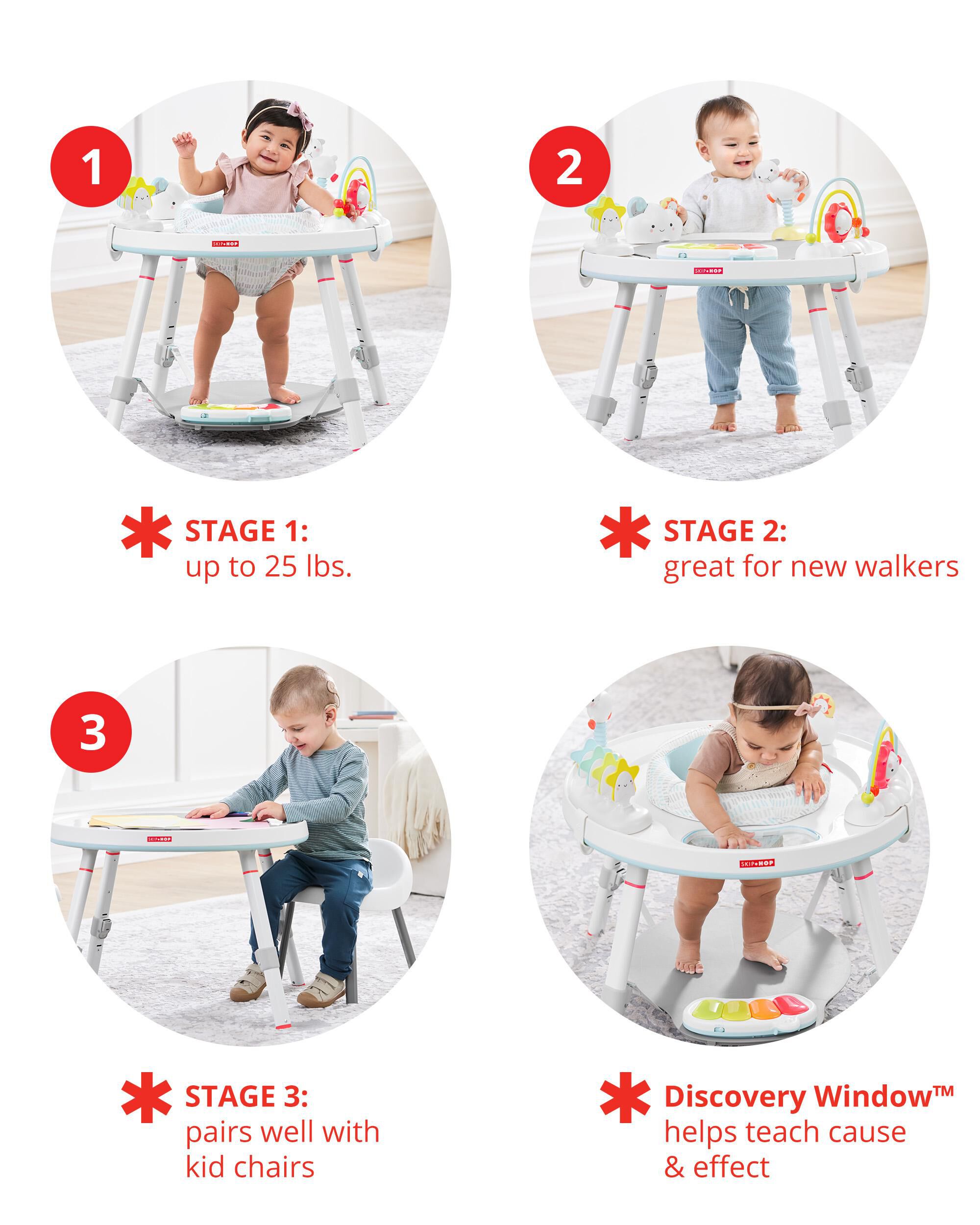 Skip hop silver lining cloud 3 stage activity centre best sale