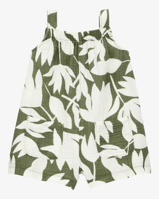 Product image 1 of Baby Tropical Floral Sleeveless Romper - Floral