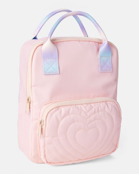 Product image 1 of Girls Stitched Hearts Ombre Straps Mini Backpack - Pink