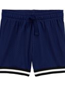 Navy - Toddler Sporty Mesh Fan Favorite Shorts, Selected