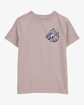 Product image 1 of Kid Skull Short-Sleeve Graphic Tee - Brown