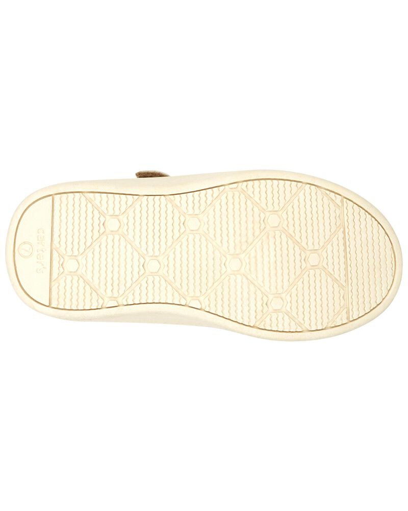 Gold Toddler Shoes Glitter Sneakers