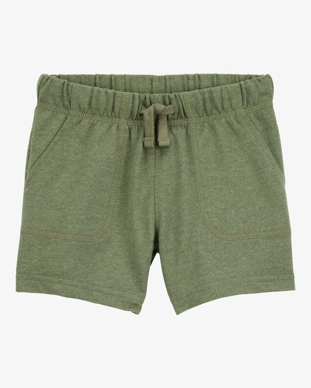 Product image 1 of Baby Boy Pull-On French Terry Shorts - Green