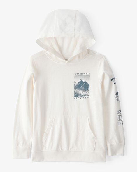  Product image 1 of Kid Mountain Knit Hoodie - White