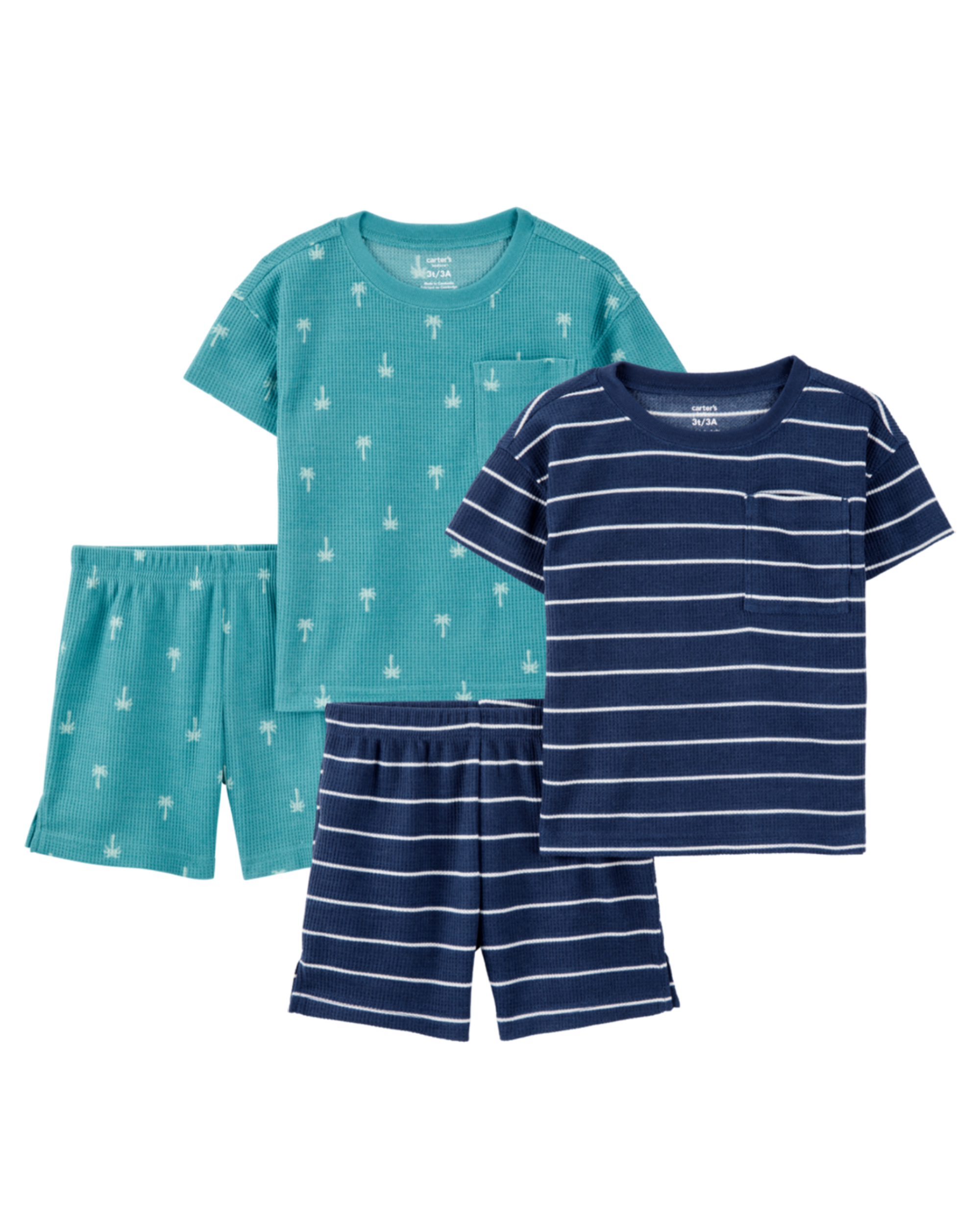 Toddler 4-Piece Loose Fit Pajamas
