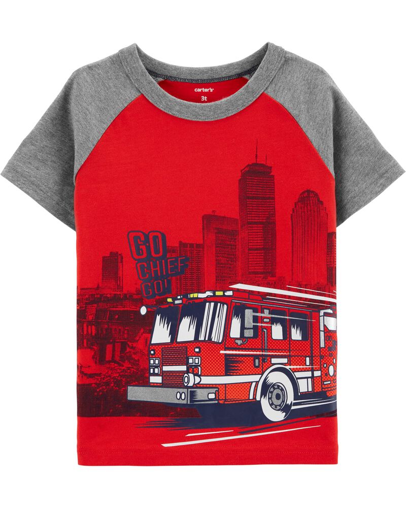 Firetruck Raglan Tee Carters Com