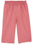 Pink - Baby Pull-On Wide Leg Pants, Selected