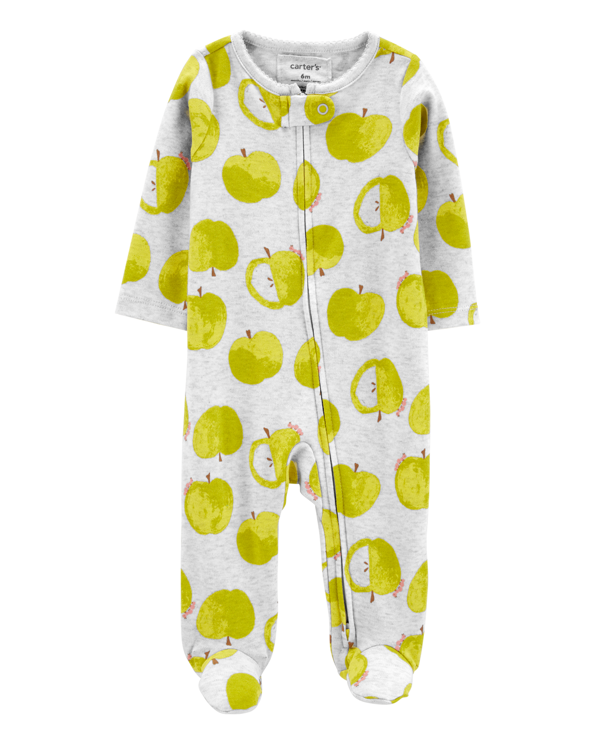半額 50%OFFの通販 Baby Carter's - Pajamas Play & Sleep Zip 2-Way Apple Green ベビー