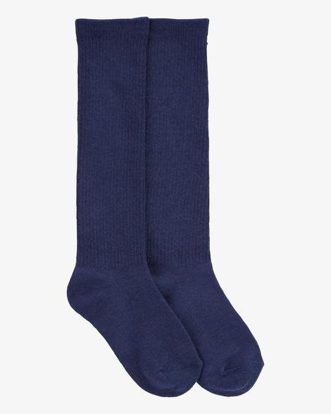 kid 2-pack knee-high socks - navy blue